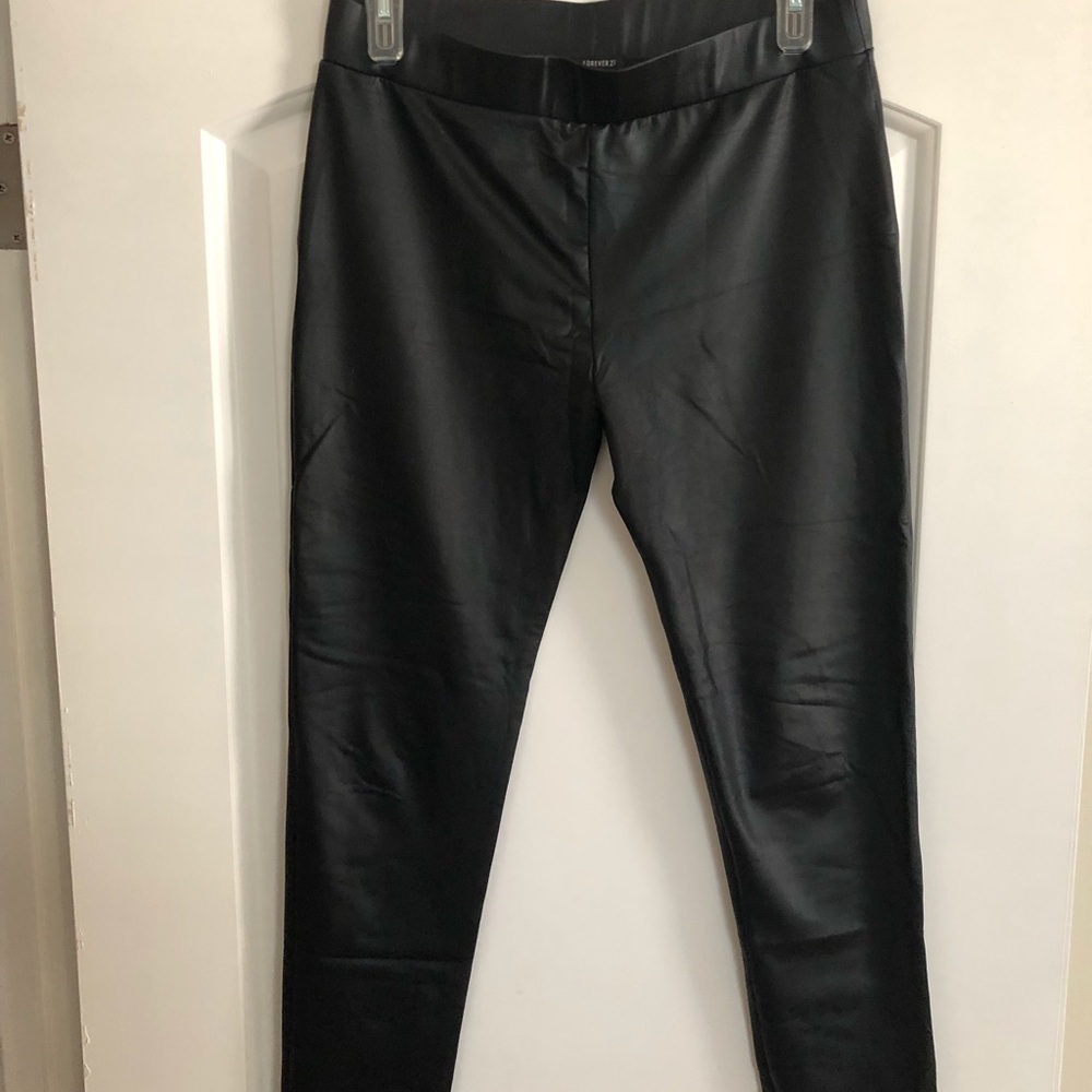 Forever 21 faux leather leggings